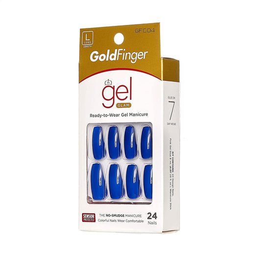 KISS GoldFinger Gel Glam Manicure Nails GFC04