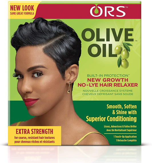 Organic Root Stimulator Olive Oil New Growth No-Lye Hair Relaxer