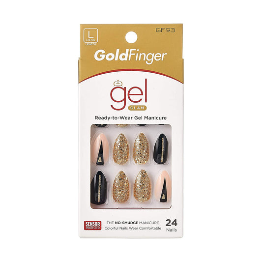 KISS GoldFinger Gel Glam Manicure Nails GF93