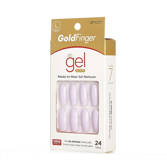 KISS GoldFinger Gel Glam Manicure Nails GFC07