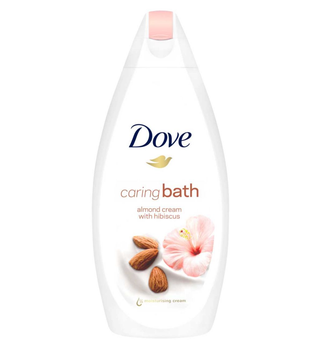 Dove Purely Pampering Almond Cream and Hibiscus Bath Soak - 500 ml