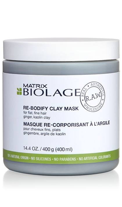 Matrix Biolage R.A.W. Uplift Re-Bodify Clay Clay Mask for Fine Hair 400ml