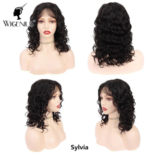 Wignus 100% Unprocessed Brazilian Swiss Lace Parting Wig  - Sylvia