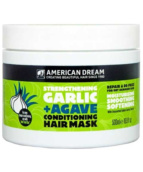 American Dream Strengthening Garlic + Agave Conditioning Hair Mask 500Ml