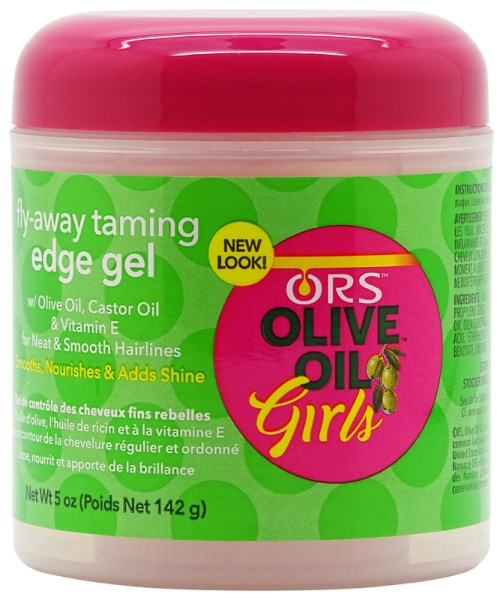 Organic Root Stimulator Olive Oil Girls Fly-Away Taming Edge Gel 5 Oz