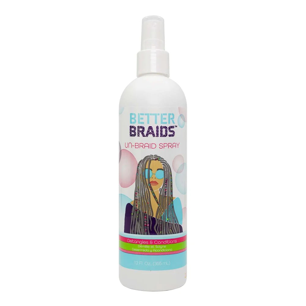 Better Braids Detangling & Conditioning Unbraid Spray 12oz CC Hair