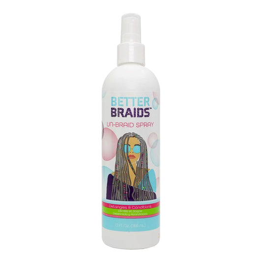Better Braids Detangling & Conditioning Un-braid Spray - 12oz