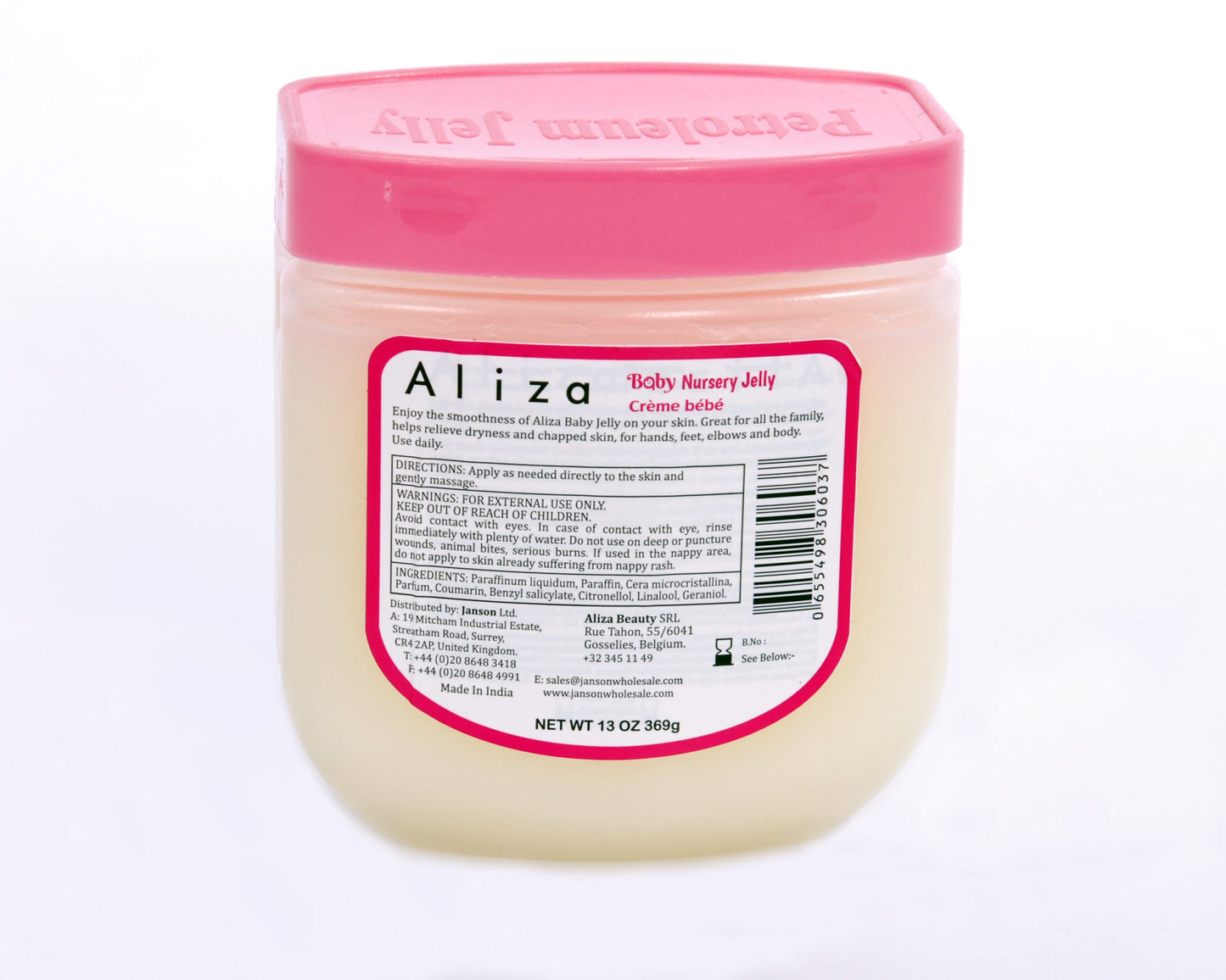 Aliza Petroleum Jelly Baby Scent Pink - 369g
