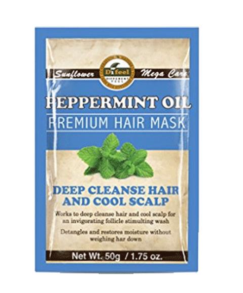 Difeel Premium Deep Conditioning Hair Mask - Peppermint Oil 1.75oz