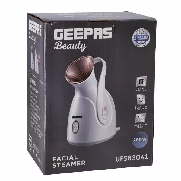 Geepas Beauty Facial Steamer Mist Humidifier Atomizer and Sauna Inhaler 280W