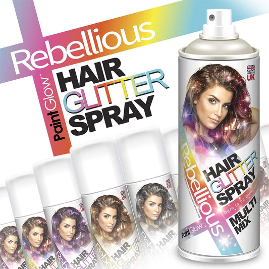 PaintGlow Rebellious Glitter Hair Spray -  125ml