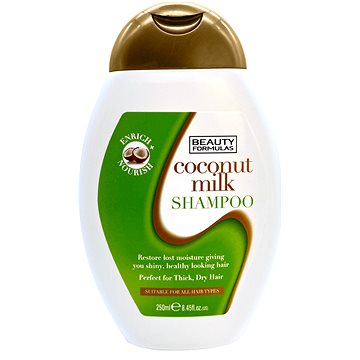 Beauty Formulas shampoo with coconut milk for thick dry hair 250 ml