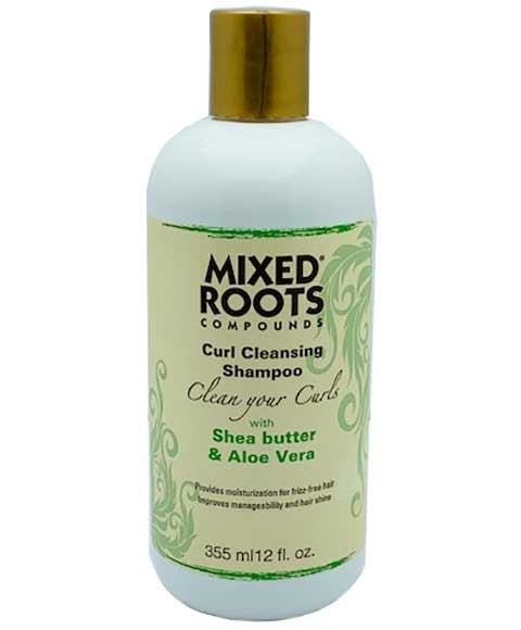 Mixed Roots - Compounds Curls Cleansing Shampoo With Shea Butter & Aloe Vera - 355ml