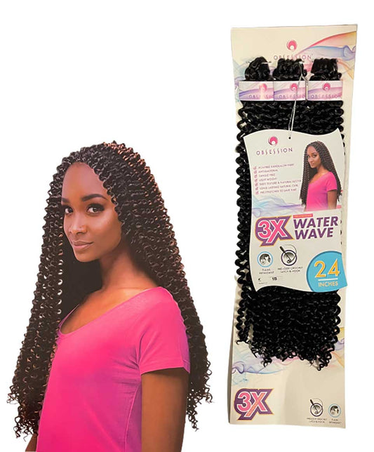 Obsession 3X Water Wave Crochet & Braiding Hair