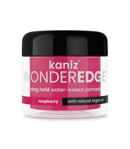 Kaniz WonderEdge Strong Hold Water Based Pomade - Raspberry  4oz