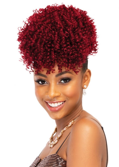 Janet Collection Premium Synthetic Hair Playful Pineapple Pony - Spiral