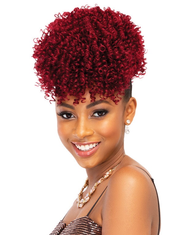 Janet Collection Premium Synthetic Hair Playful Pineapple Pony - Spiral