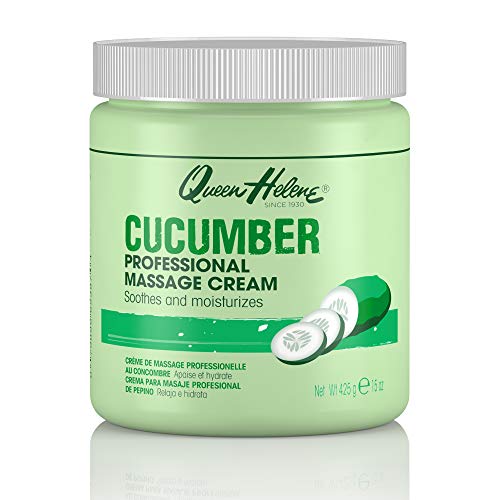 Queen Helene Professional Massage Cream, Cucumber, 15 Oz