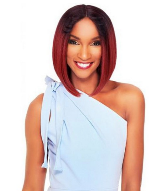 Sleek Synthetic Hair Spotlight Luxurious Wig - Vania