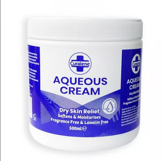 Curalene Aqueous Body Cream Dry Skin Moisturiser Cream - 500 ml
