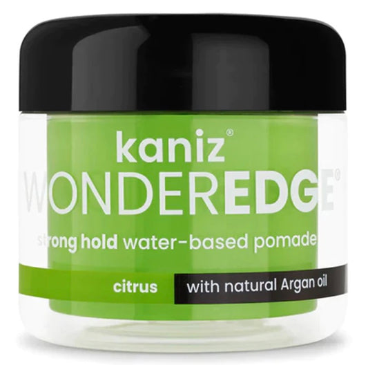 Kaniz Wonder Edge water based pomade - Citrus 4oz