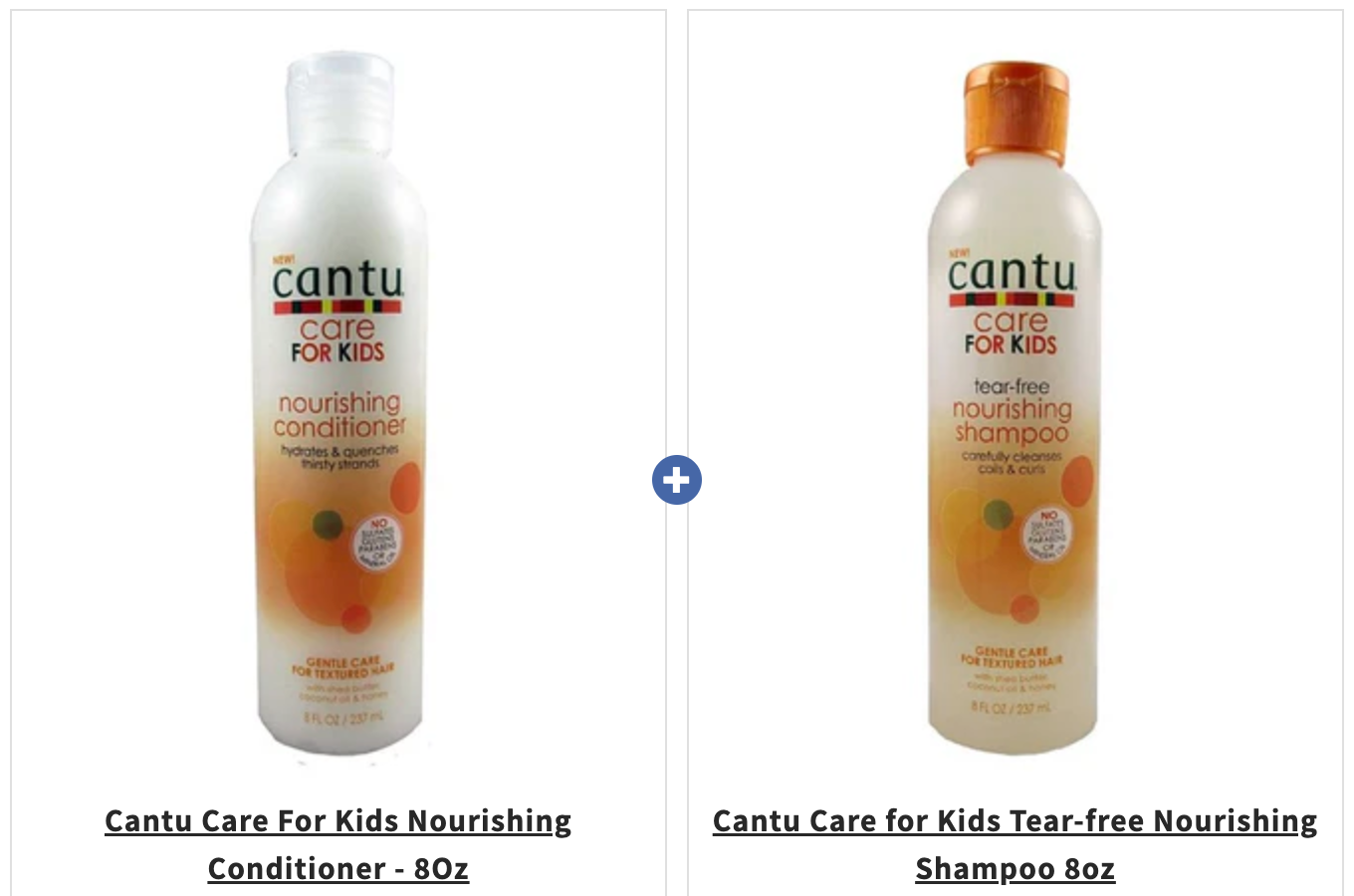 Cantu Kids Shampoo & Conditioner