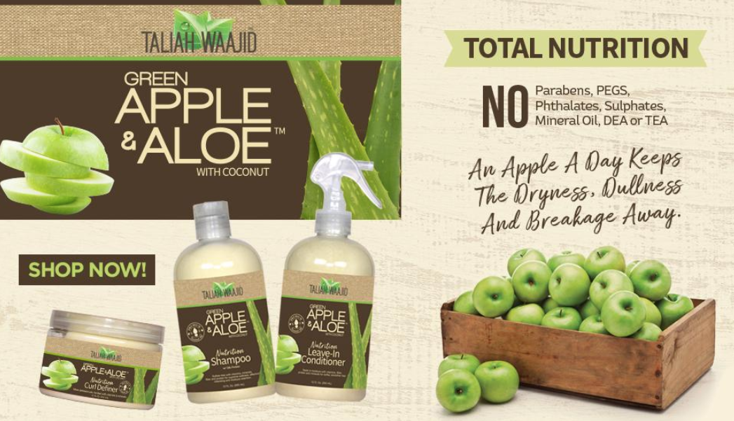 Taliah Waajid Green Apple & Aloe Nutrition Curl Definer 12 oz