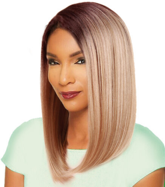 Sleek Synthetic Hair Spotlight Luxurious Wig - Viola