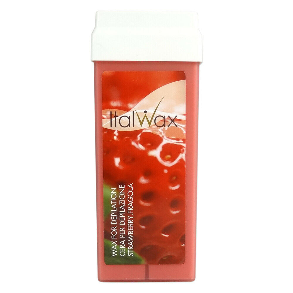 Italwax Soft Wax Strawberry Cartridge 100ml 3.4oz