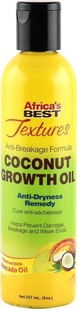 Africa's Best Textures Coconut Growth Oil - 8 Oz