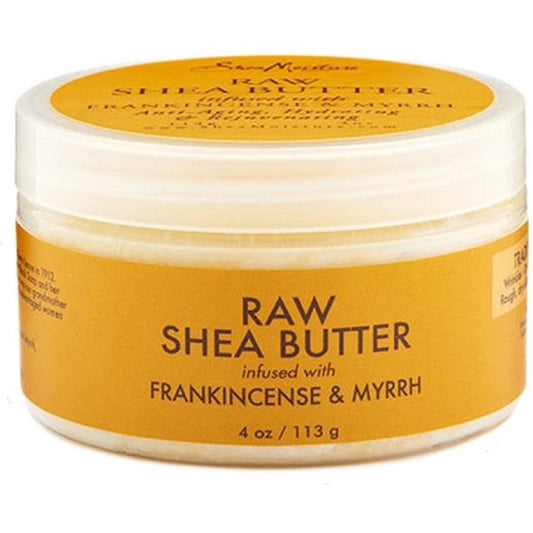 Shea Moisture Raw Shea Butter Infused with Frankincense & Myrrh 4 oz