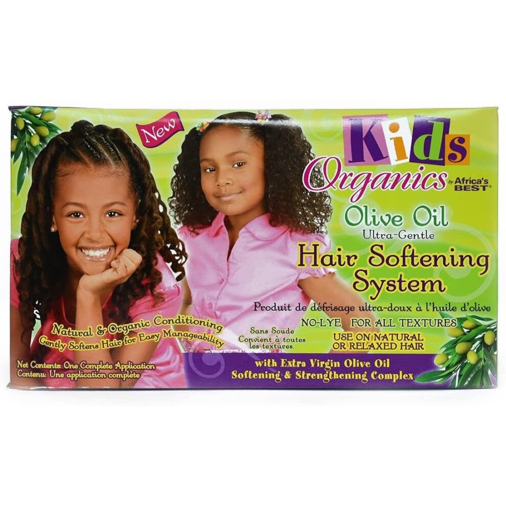 Africas Best Organics Kids Olive Oil Hair Softening System