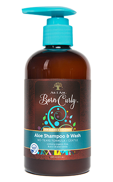 AS I AM Born Curly Aloe Shampoo & Wash