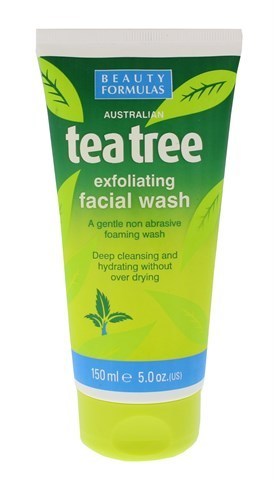 Beauty Formulas Tea Tree Exfoliating Facial Wash