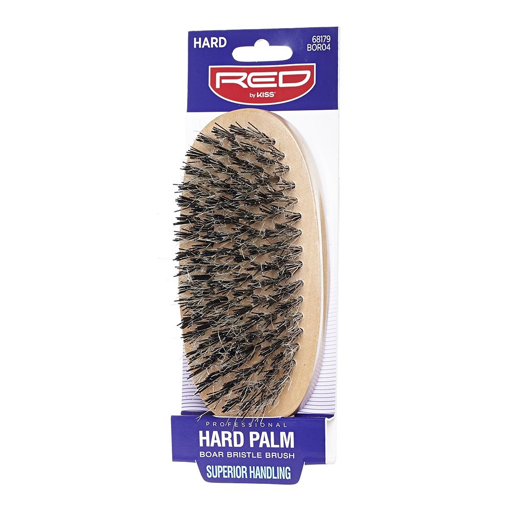 Red by Kiss PROFESSIONAL Hard Palm Bristle Brush