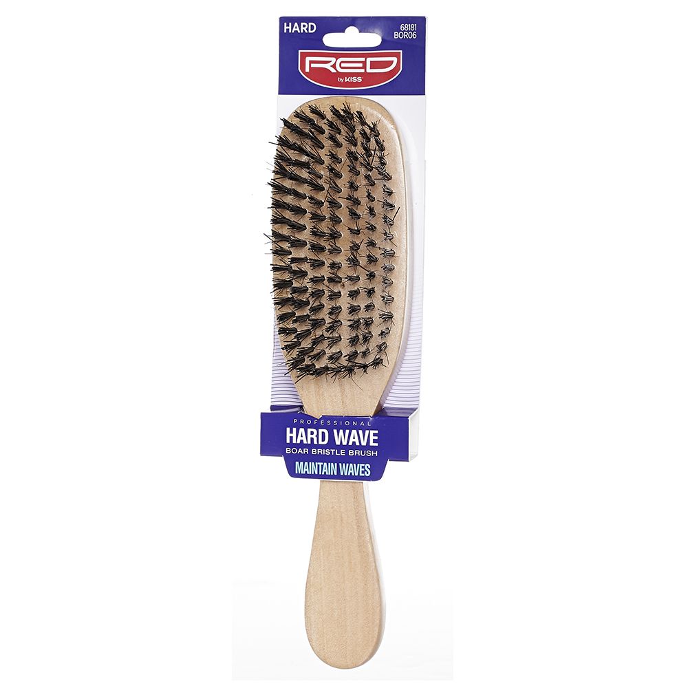  Red by Kiss PROFESSIONAL Hard Wave Bristle Brush