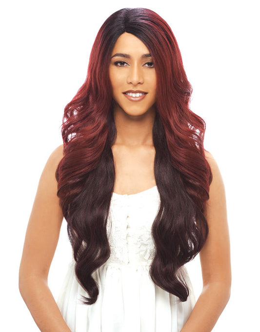 Janet Collection Human Hair Blend Lace Front Wig Brazilian Scent - AILEEN