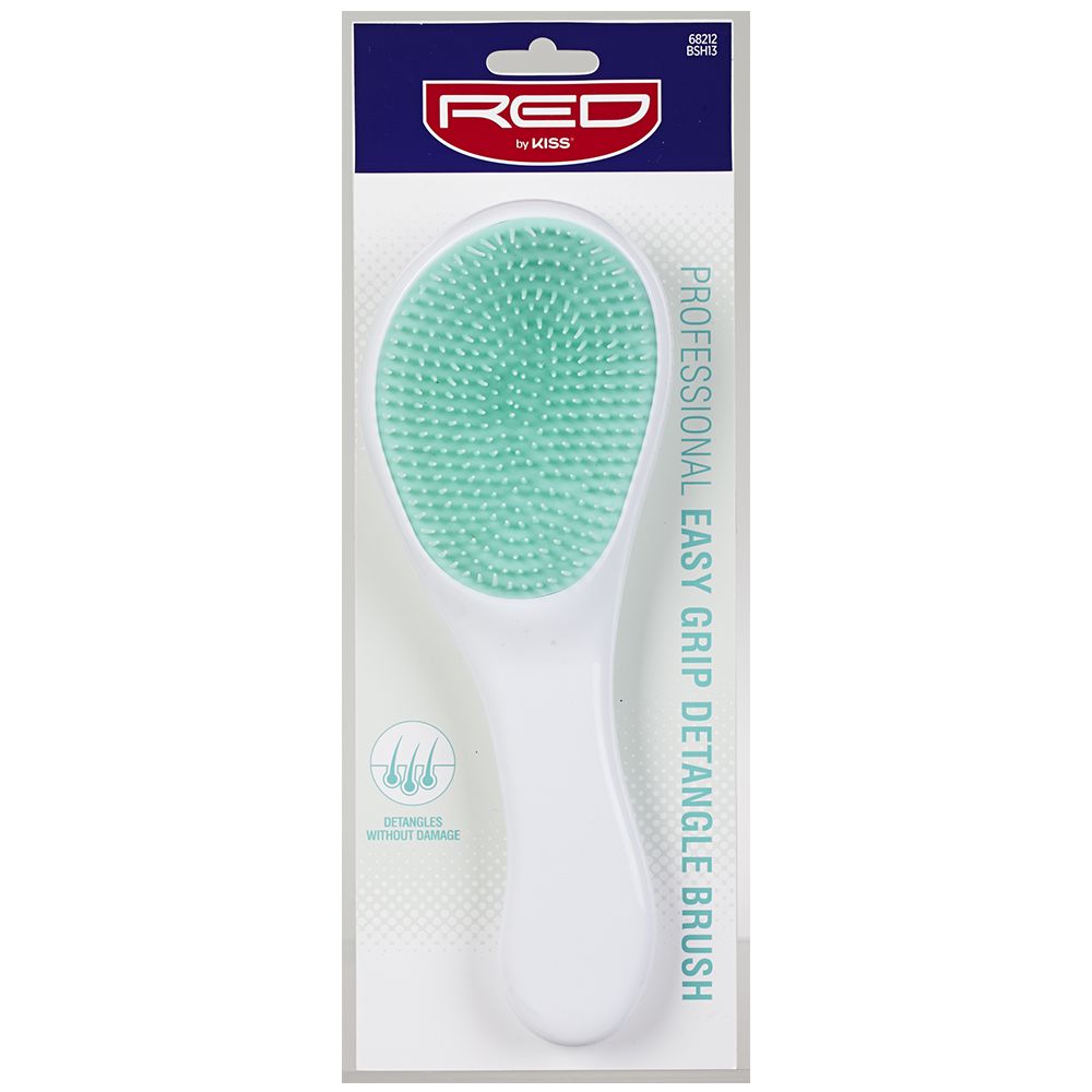 Red by Kiss PROFESSIONAL Easy Grip Detangle Brush with Handle