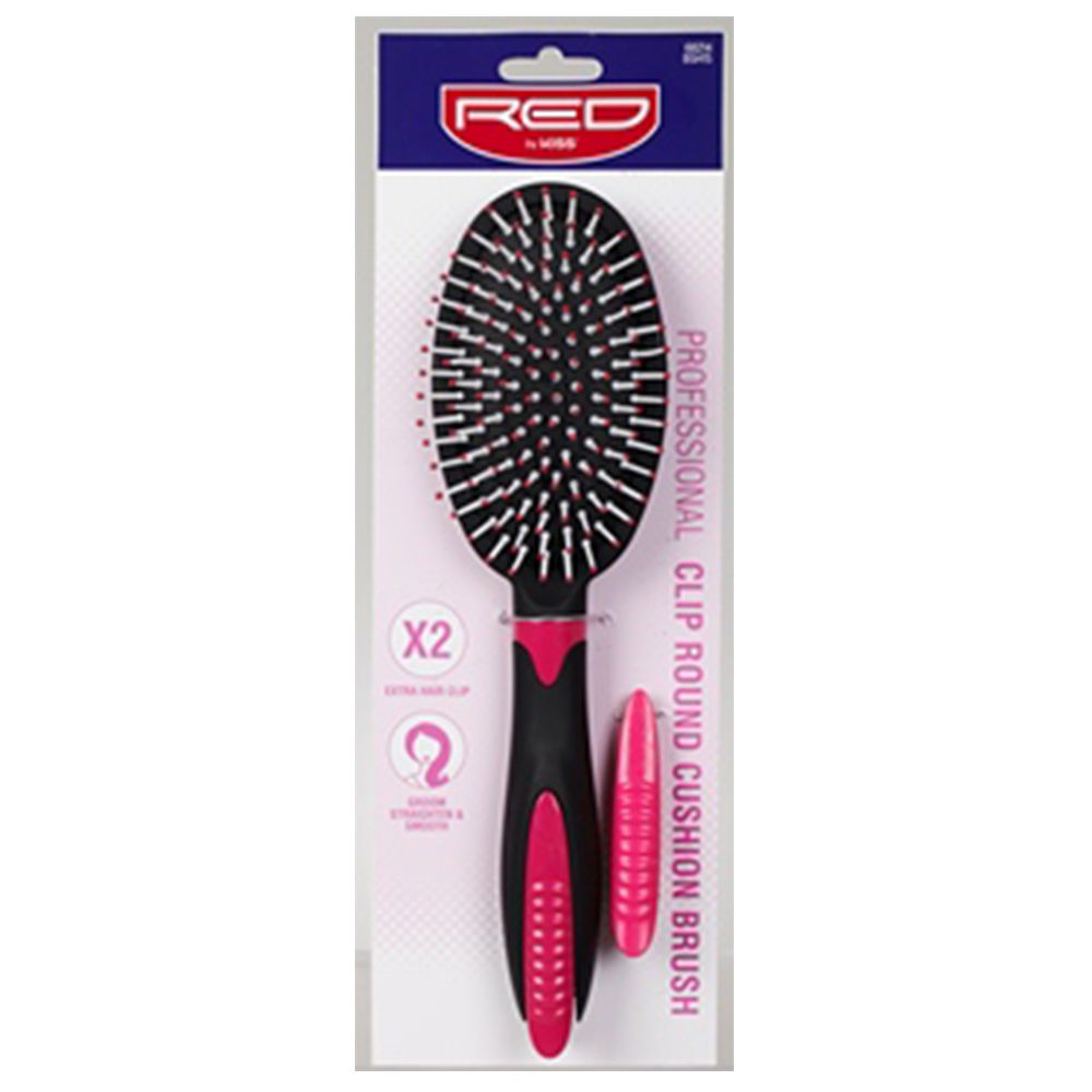 Red by Kiss PROFESSIONAL Clip Round Cushion Brush