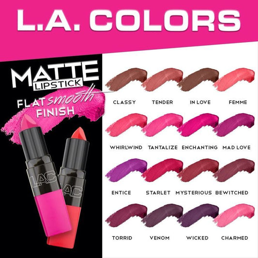 L.A Colors Matte Lipstick - 0.13oz