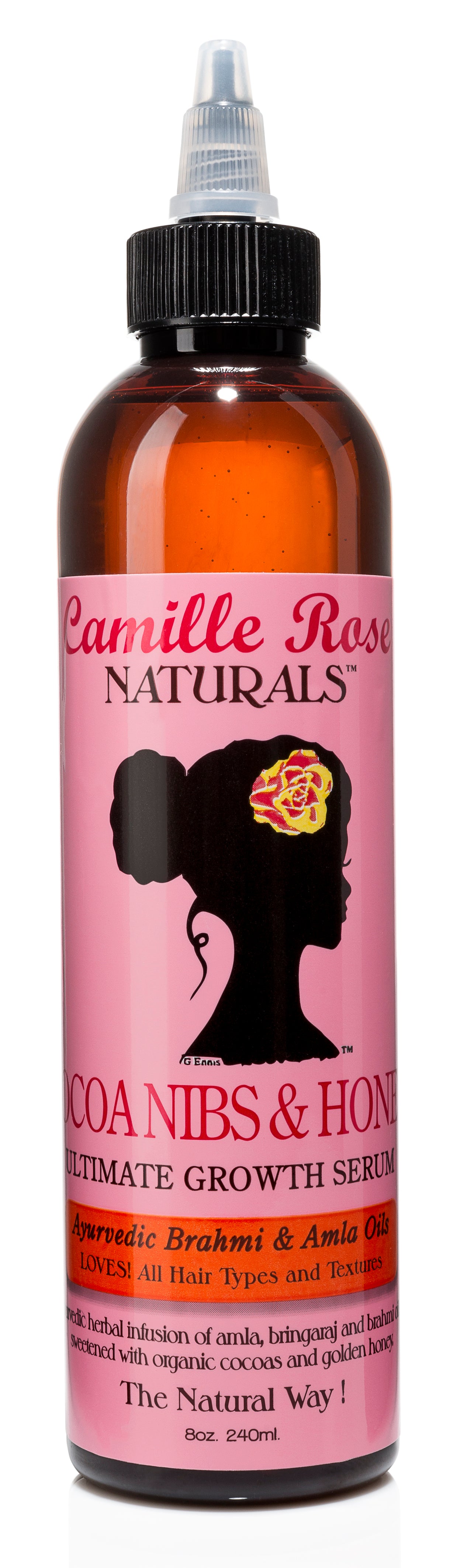 Camille Rose Naturals Cocoa Nibs & Honey Ultimate Growth Serum - 8 Oz