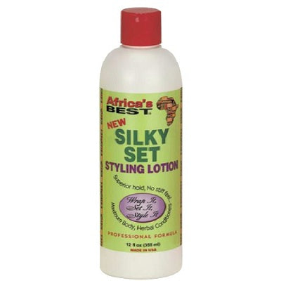 Africas Best Silky Set Styling Lotion 355Ml