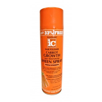 Fantasia Ic Hair Polisher Carrot Growth Daily Moisturizing Sheen Spray 397G/534ml