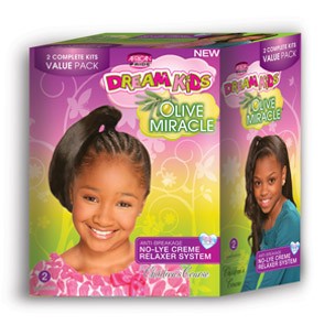 African Pride Dream Kids Olive Miracle No-Lye Creme Relaxer