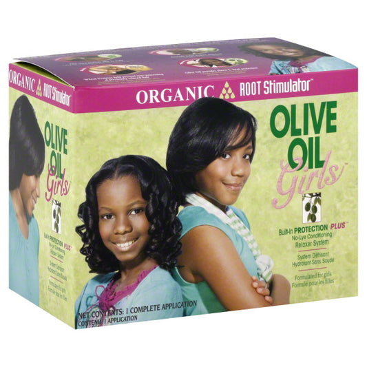 Organic Root Stimulator Olive Oil Girls No-Lye Conditioning Relaxer Build-In Protection Plus