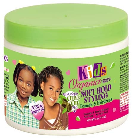 Africas Best Kids Organics Soft Hold Styling Pomade & Hairdress 114G