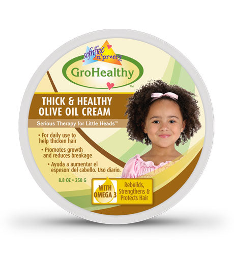 Sofn'Free N'Pretty Grohealthy Thick & Healthy Olive Oil Cream 250G