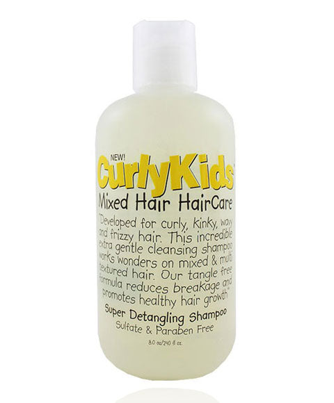 Curly Kids Mixed Hair Haircare Super Detangling Shampoo - 8 Oz