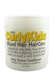Curly Kids Mixed Hair Haircare Curly Creme Leave In Conditioner 6 Oz