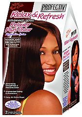Profectiv Relax & Refresh Relaxer + Color Restorative System (Color:Mahogany Brown #11)